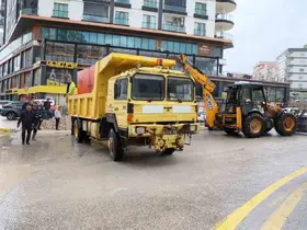 Mardin Büyükşehir Belediyesi ve MARSU ekipleri sahada seferber oldu

