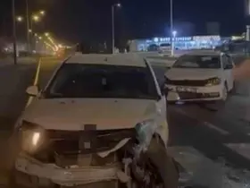 Mardin’de iki otomobil çarpıştı: 3 yaralı
