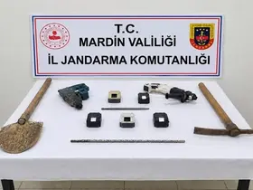 Mardin’de tarihi eser kaçakçılığı operasyonunda 4 şüpheli yakalandı

