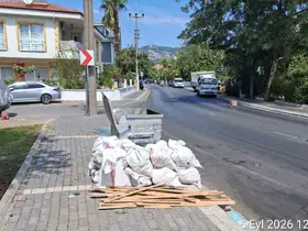 Marmaris’te kaçak moloz dökümüne ceza

