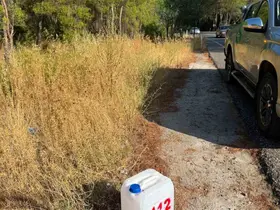 Marmaris’te kritik noktalara ilk müdahale için su bidonu
