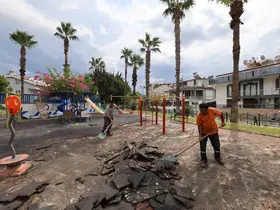 Marmaris’te parklar yenileniyor
