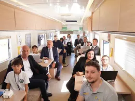 Mavi Nefes Eğitim Otobüsü heyecanı Ayvalık’ta devam ediyor
