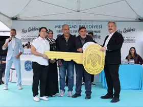 Melikgazi’de 24 aile yeni evlerine kavuştu
