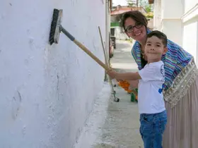 Menteşe’de 1 ton kireç dağıtıldı
