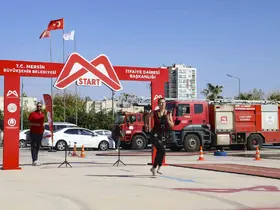 Mersin’de 50 itfaiye eri alımı için 250 aday ter döktü

