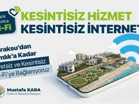 Mersin’de 7 kilometrelik sahil hattında ücretsiz internet dönemi
