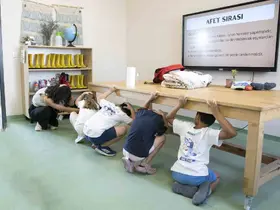 Mersin’de çocuklara afet farkındalığı eğitimi
