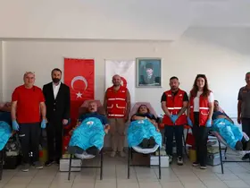 Mersin’de emniyet teşkilatından kan bağışına destek
