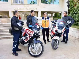 Mersin’de motorize ambulanslar hizmete girdi

