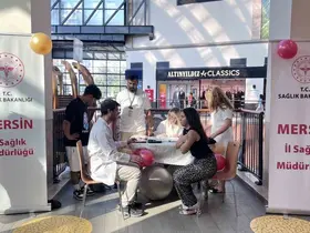 Mersin’de sağlıklı yaşam için sahada test uygulaması
