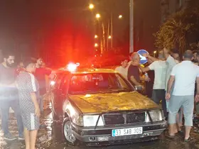 Mersin’de seyir halindeki otomobil alevlere teslim oldu
