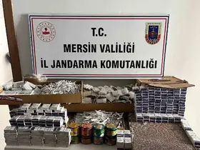 Mersin’de sigara kaçakçılığı operasyonu: 32 bin 120 makaron ele geçirildi

