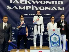 Mersinli taekwondocu Türkiye ikincisi oldu
