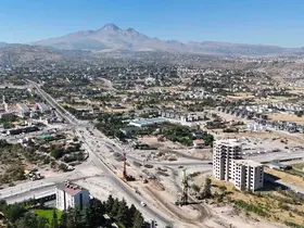 Meteoroloji katlı kavşağı çalışmaları sürüyor

