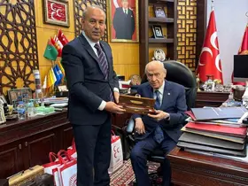 MHP İl başkanı Mehmet Sait Kılıç’tan, Bahçeli’ye ziyaret
