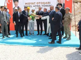 Midyat’ta modern otogarın temeli atıldı
