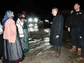 Milletvekili Arslan Tatar Kasrik’teki sel bölgesinde incelemelerde bulundu
