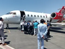 Mısır’da trafik kazası geçiren 3 Türk hava ambulansıyla Türkiye’ye getirildi
