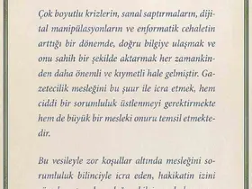 MİT Başkanı Kalın’dan 10 Ocak Çalışan Gazeteciler Günü mesajı
