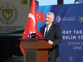 Mobil X-Ray Tarama Sistemi Teslim Töreni Lefkoşa’da yapıldı
