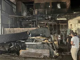 Mobilya atölyesinde çıkan yangın söndürüldü
