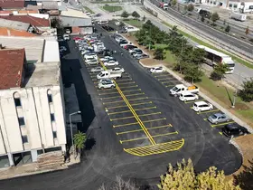 Mobilya sanayisine nefes aldıran otopark hizmete girdi
