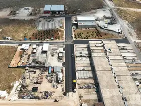 Mobilyacılar sitesinde asfaltlama çalışması
