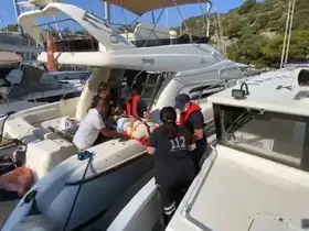 Motor yatta yaralanan vatandaşa tıbbi tahliye

