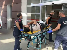 Motosiklet devrildi: 1 yaralı
