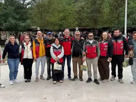 Motosiklet tutukunları Etili’de buluştu
