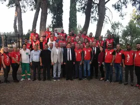 Motosikletli kortej herkesi coşturdu
