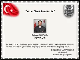 MSB: Ağrı’da 1 asker şehit oldu
