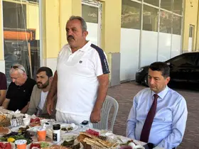 MTSO Başkan Adayı Boyraz, galerici esnafıyla bir araya geldi

