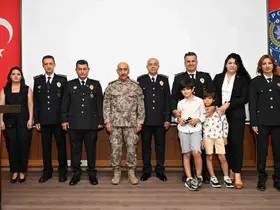 Muğla emniyetinde rütbe terfi töreni
