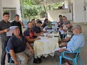Muğla’da üreticilere destekler anlatıldı, yangın uyarısı yapıldı
