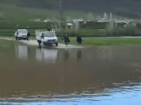 Muş’ta şiddetli yağış sonrası köy sular altında kaldı
