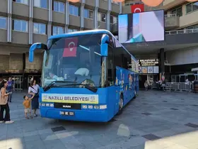 Nazilli Belediyesi’nin ‘Mobil Masal Bahçesi’ çocukların hizmetine girdi
