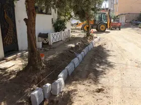 Nazilli Dumlupınar’da yol çalışması

