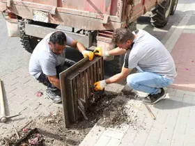Nazilli’de kış öncesi mazgal temizliği
