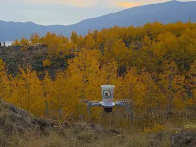 Nemrut Kalderası’nda drone ile içecek ikramı
