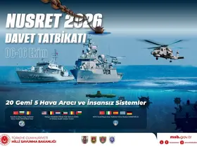 Nusret-2026 Davet Tatbikatı 6 Ekim’de başlayacak
