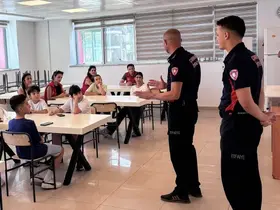 Öğrencilere itfaiyecilik mesleği anlatıldı
