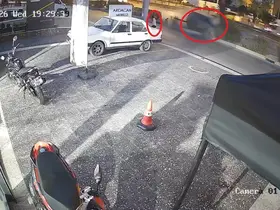 Ölümden 5 saniyeyle kurtuldu
