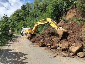 Ordu’da heyelan nedeniyle ulaşıma kapanan 236 mahalle yolu açıldı
