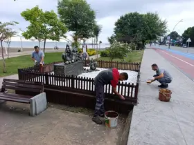 Ordu’da kent mobilyaları bakıma alınıyor
