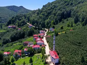 Ordu’nun kırsalında beton yol çalışmaları
