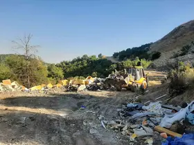 Orman sahasına atık döken şahsa ceza
