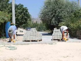 Osmaneli’ni güzelleştirme çalışmaları sürüyor
