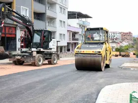 Osmangazi’den Hamitler’e 300 tonluk asfalt desteği
